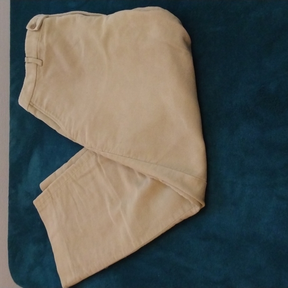 GB Sportelli Tan Cotton Twill Pants 38 US = 54 EU